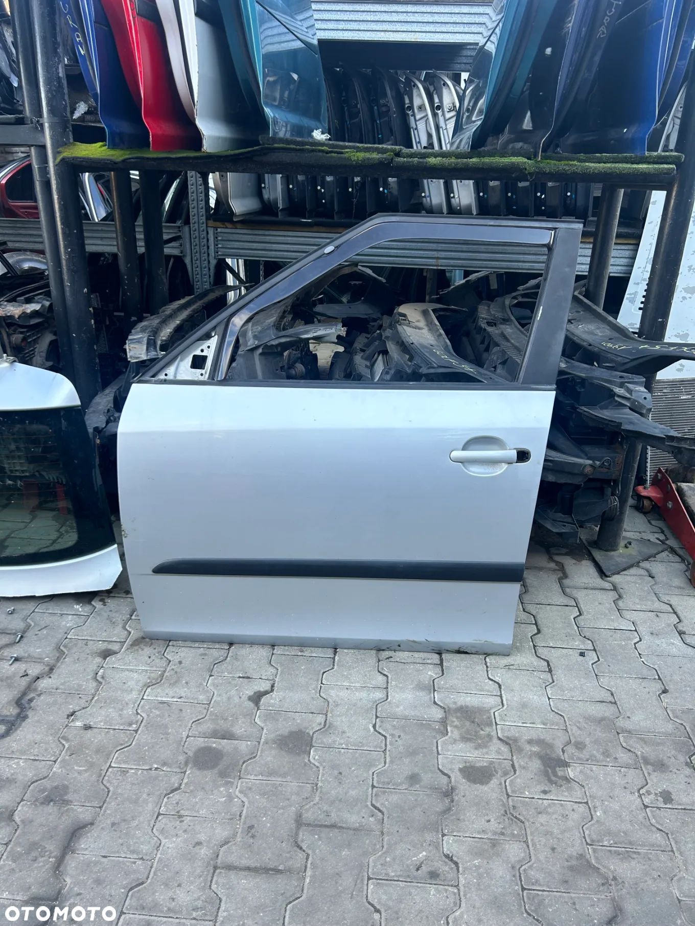 DRZWI PRZEDNIE LEWE PRZÓD LEWY SKODA FABIA 2 LIFT LA7W 9156 WYSYŁKA !!!! - 1
