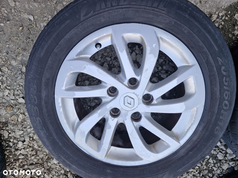 RENAULT SCENIC III FELGI ALUMINIOWE 6.5J 16 CALI ET47 403000787R 5X114,3 - 4