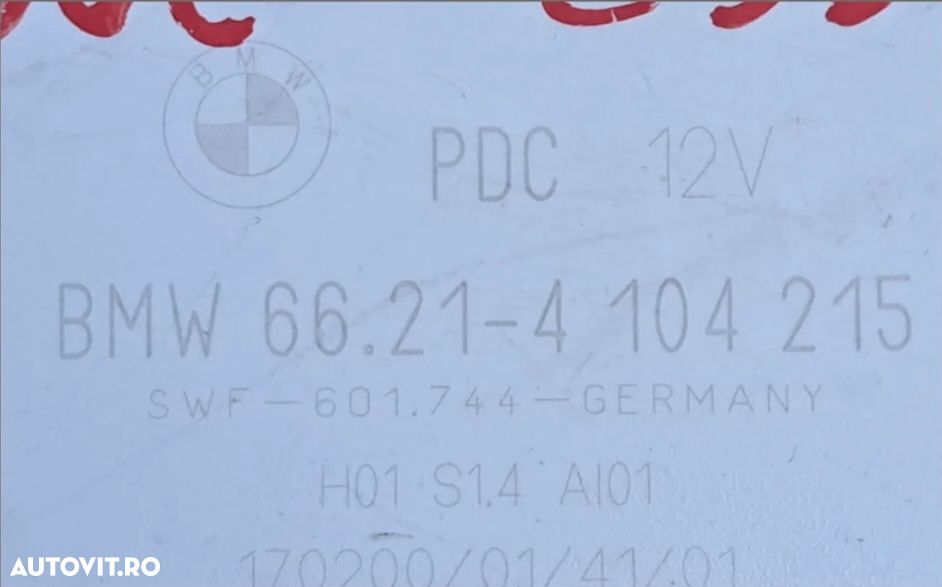 ECU modul senzori de parcare PDC bmw X5 E53 - 3