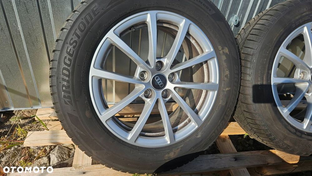 felgi audi a6 c8 4k0601025 7.5x17" et36 opony 225/60 r17 2024rok 6.5mm - 5