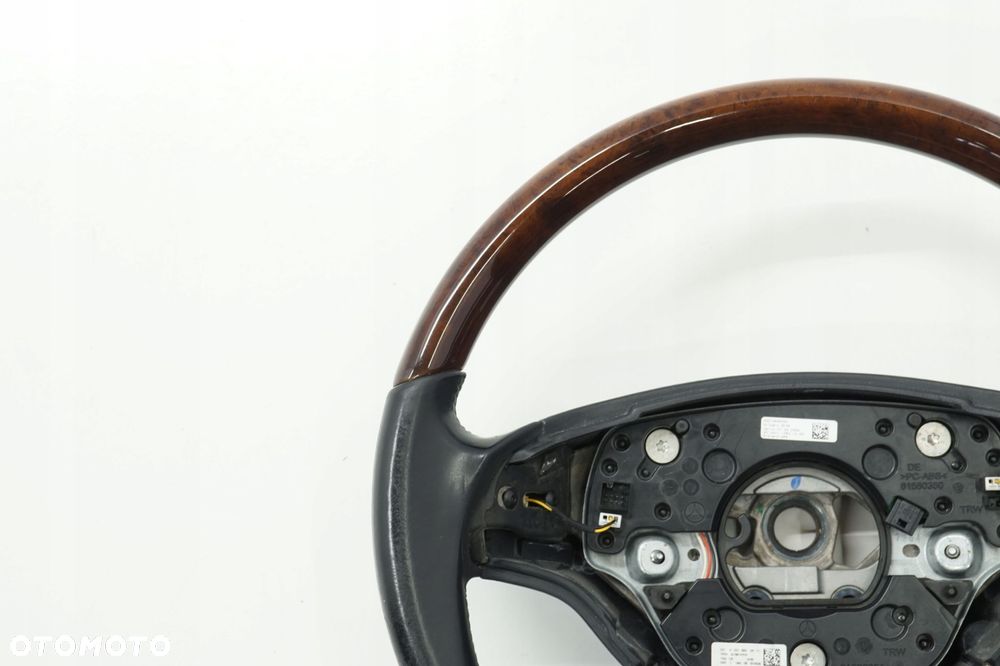 MERCEDES S W221 08R KIEROWNICA DREWNO ŁOPATKI A2214600303 A2218202411 - 2