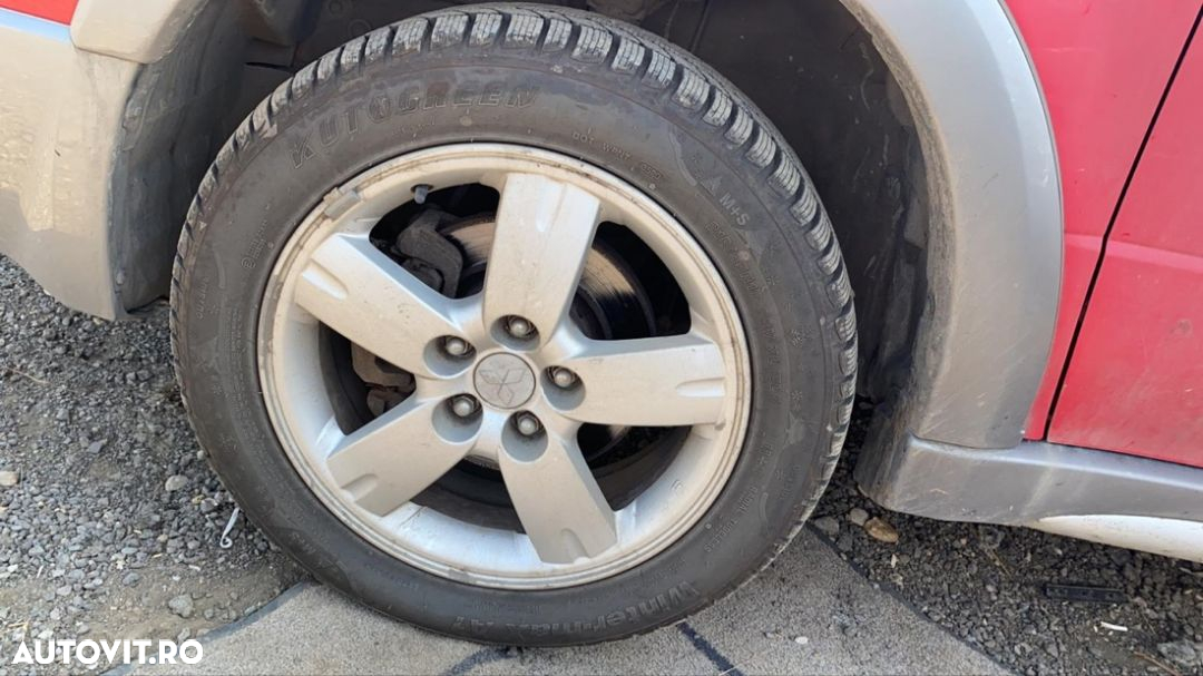 mitsubishi outlander 1 2004 motor 20 benzina 4G64 bara capota airbag far usa roti jante anvelope R17 cutie transfer  grup diferențial central sau spate - 8