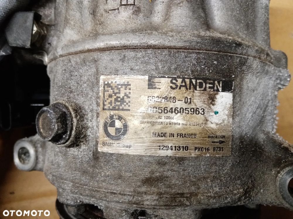 Sprężarka klimatyzacji pompa klimy BMW M5 G30 F90 4.4 V8 6822848 - 6