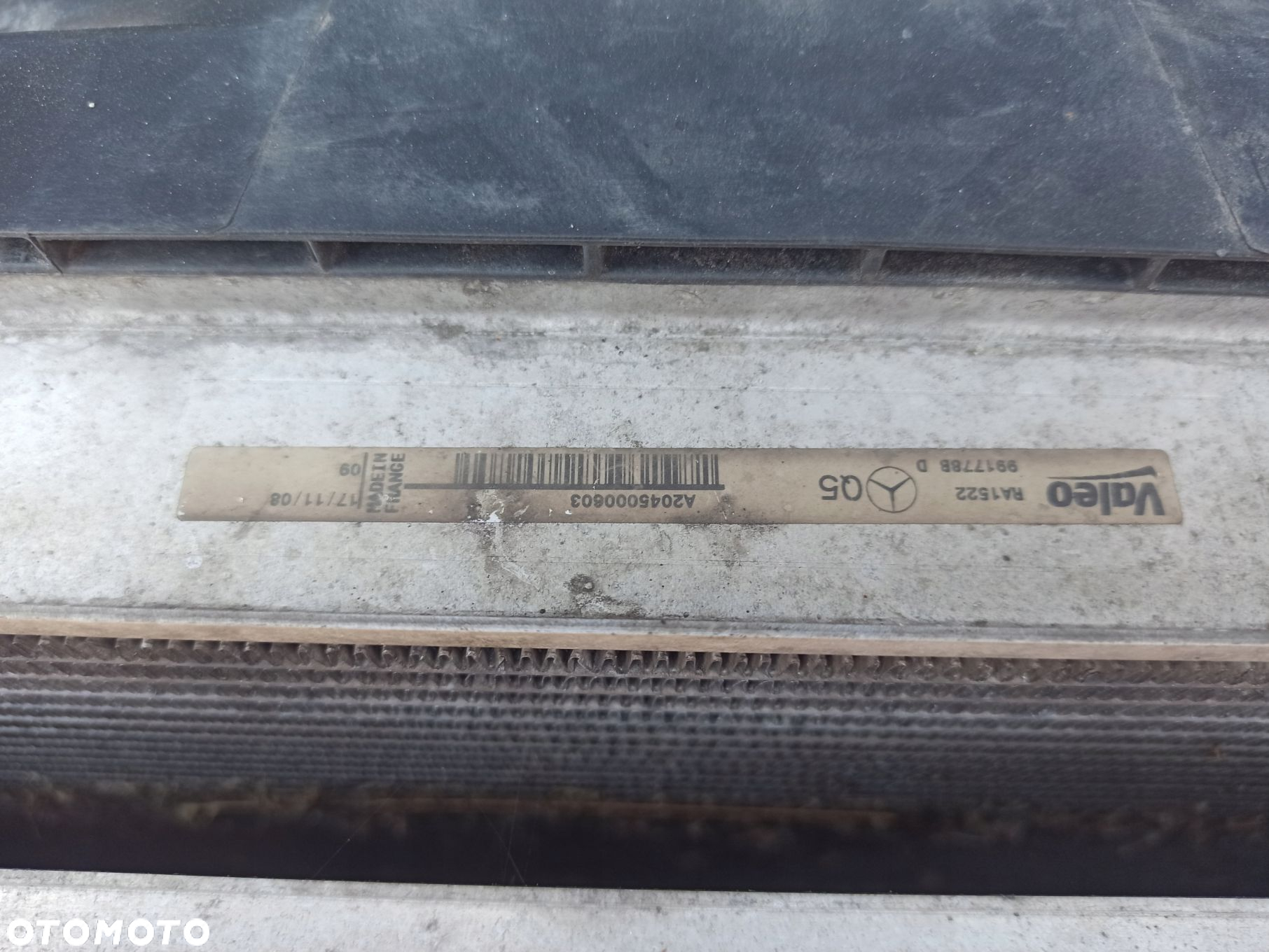 Komplet chłodnic wody klimy wentylator MERCEDES GLK X204 3.0CDI - 7