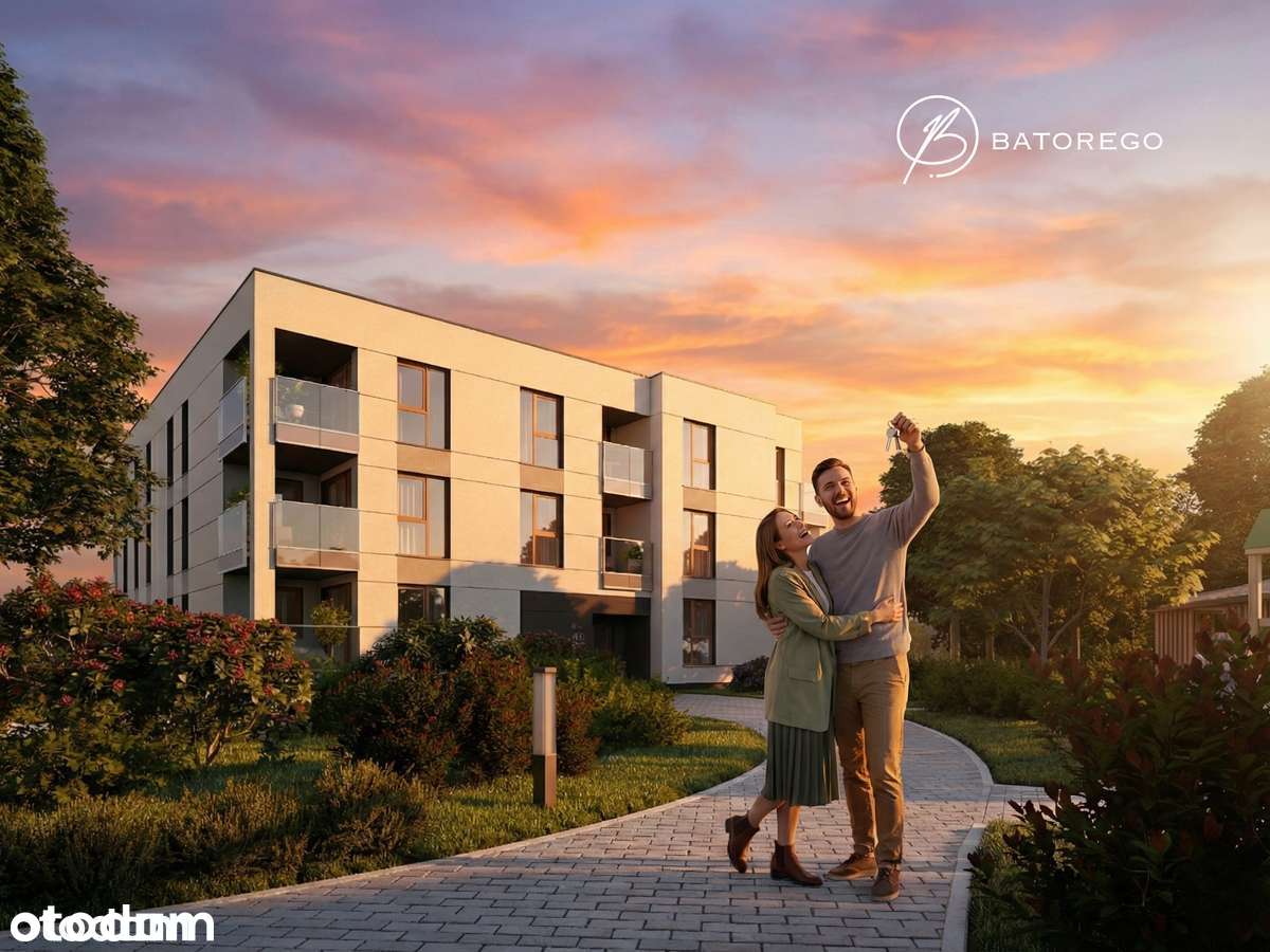 Apartament B1 2 pokoje | 46.74 m² | Niska zabudowa z windą | Batorego