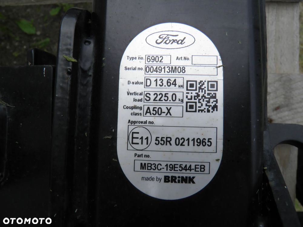 Belka tylna zderzaka FORD RANGER V VI MB3C-19E544-EB - 4
