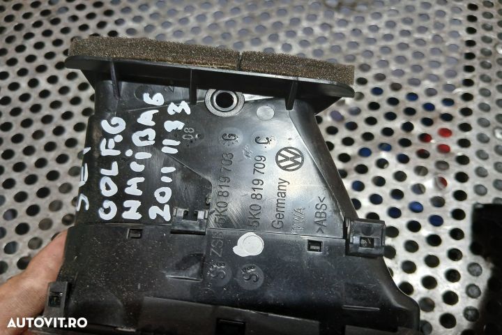 Grila ventilatie bord dreapta si stanga 5K0819710C 5K0819703G 5K08197 - 6