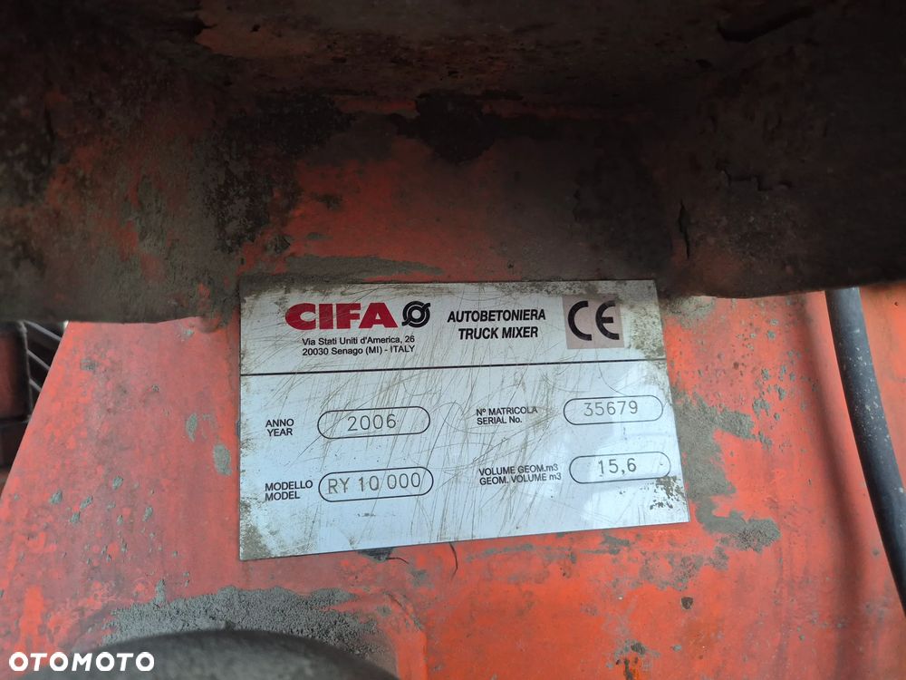 Mercedes-Benz Actros 3541 8x4 10m3 Cifa betonomieszarka, eps skrzynia, idealny stan - 9