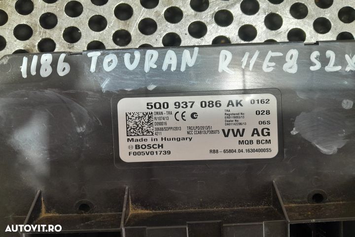 Calculator / Modul confort 5Q0937086AK 5Q0937086AK Volkswagen VW Tour - 2