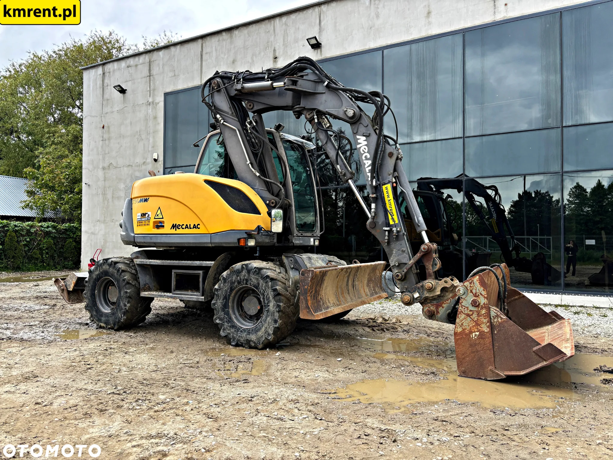 Mecalac 714 MW KOPARKA KOŁOWA 2013R. | CAT LIEBHERR 313 315 312 JCB JS 145 - 4