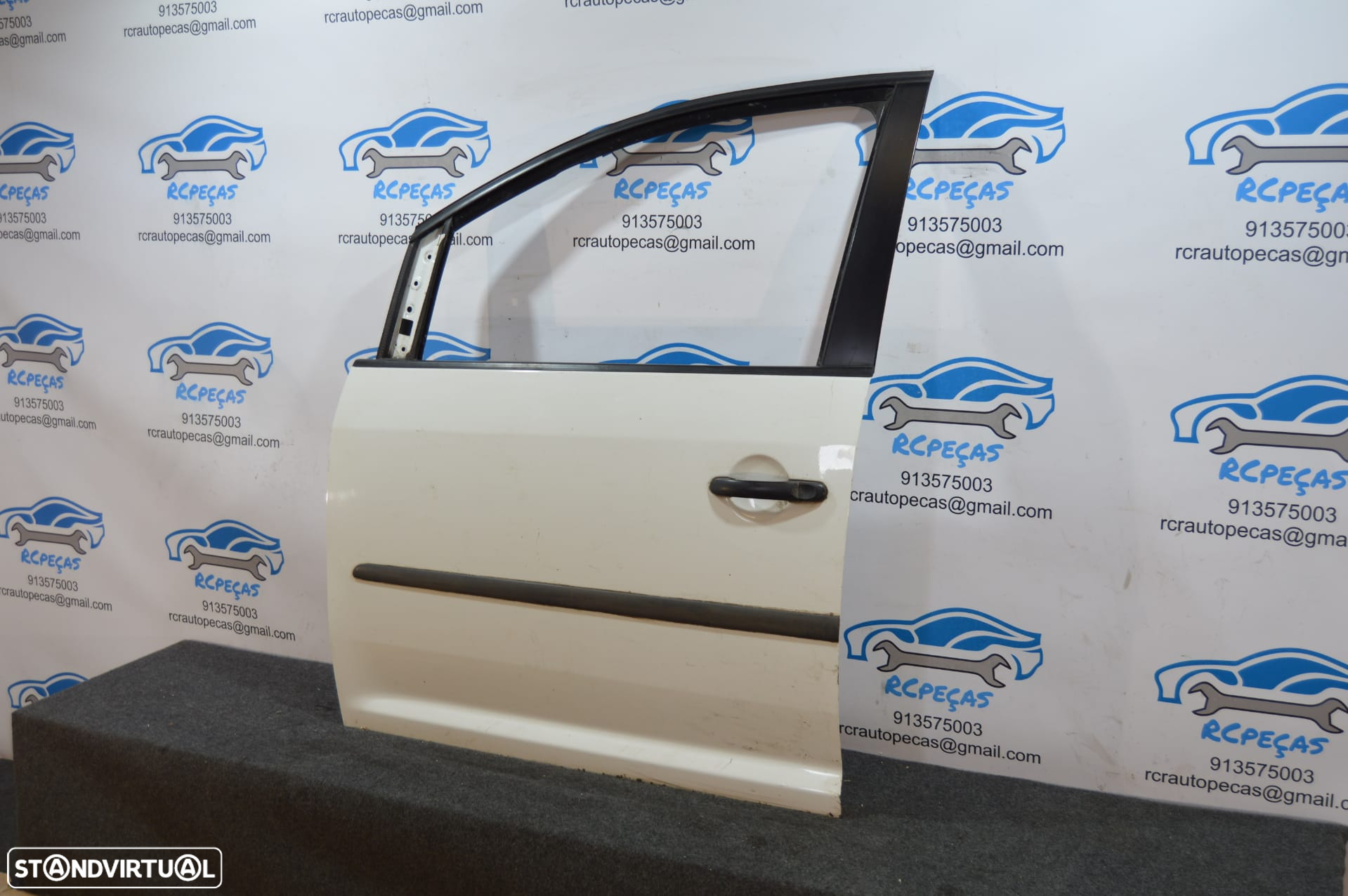 PORTA FRENTE FRONTAL ESQUERDA VW VOLKSWAGEN TOURAN 1T1 1T2 FECHO ELEVADOR MOTOR PUXADOR VIDRO - 2