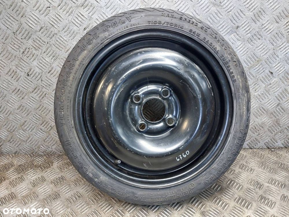 DOJAZDÓWKA 4x100 3,5Jx14 105/70R14 VW POLO III IBIZA II 6N0601025G - 1