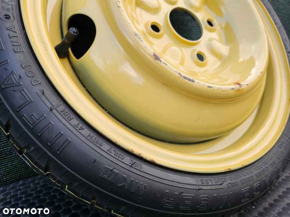 Koło Dojazdowe Dojazdówka Zapasowe Zapasówka 4x100 T115/70 D14 88M Toyota Yaris I 1 Honda - 11