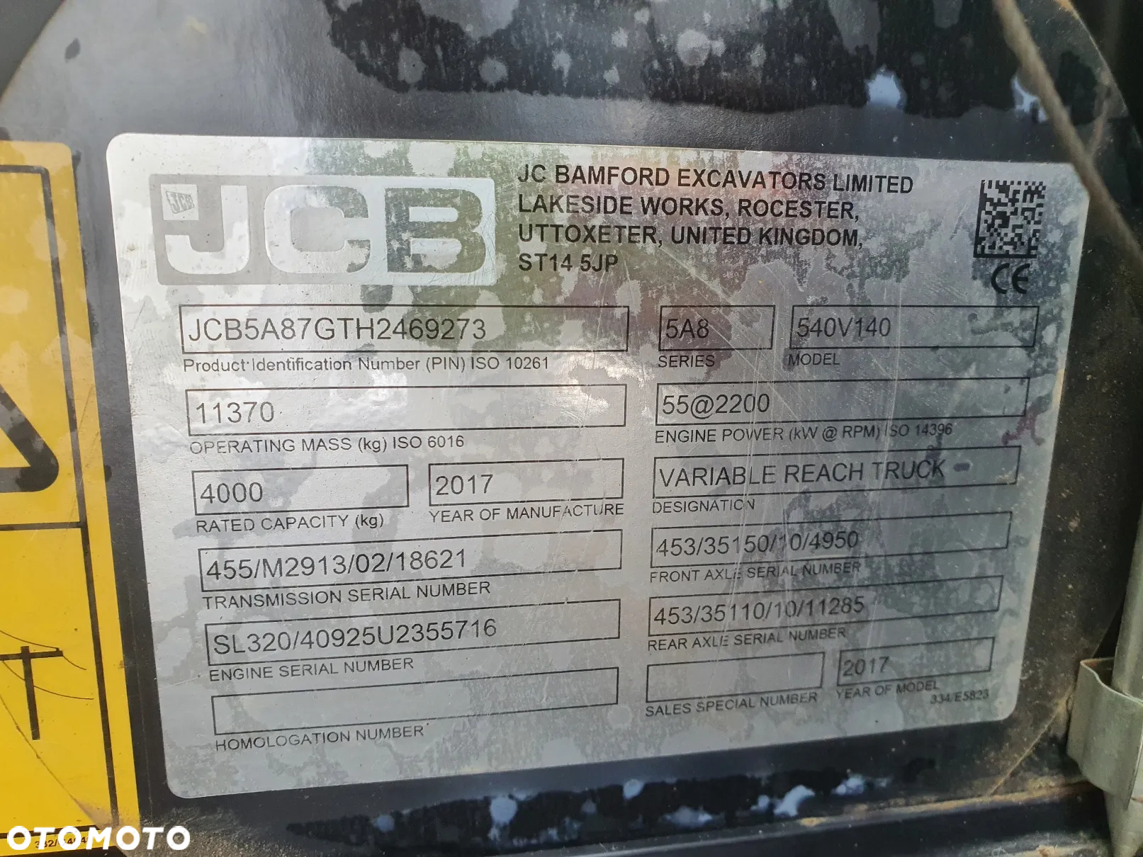 JCB 540-140   M329 - 17