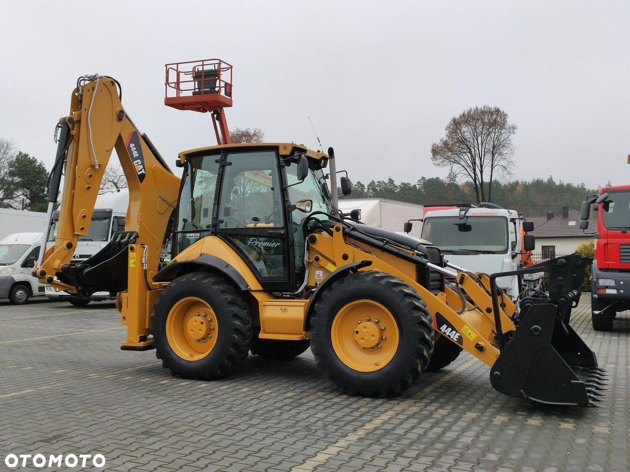 Caterpillar 444E Premier Sterowanie na Joystickach FULL OPCJA - 19