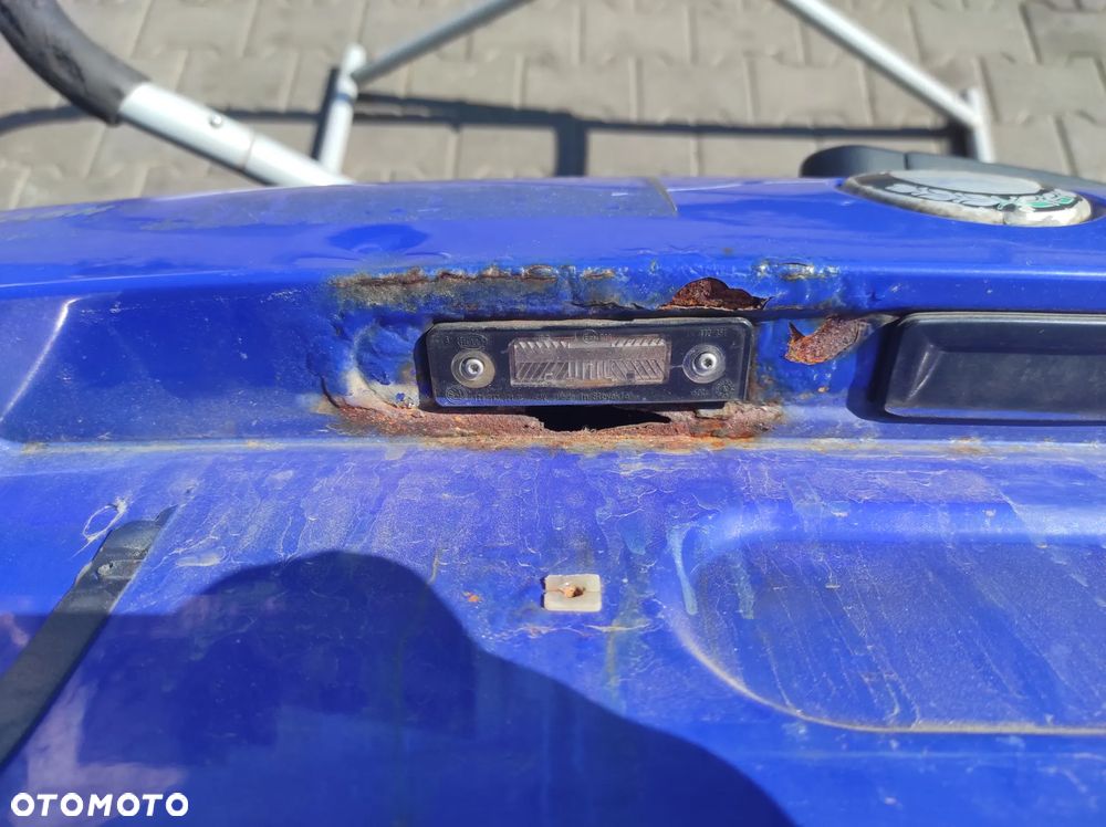 KLAPA BAGAŻNIKA TYLNA TYŁ SZYBA SKODA OCTAVIA 2 KOMBI 1Z9 4590 NIEBIESKA KOMPLETNA WYSYŁKA !!!! - 12