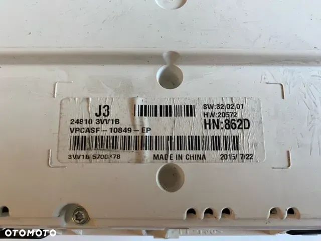 LICZNIK ZEGARY 248103VV1B NISSAN NOTE II - 4