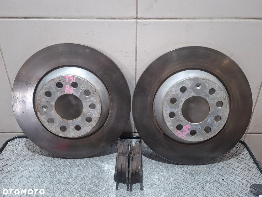 Tarcze hamulcowe tył+klocki komplet Volkswagen Passat B8 2019 rok 29,8 cm szerokość - 1