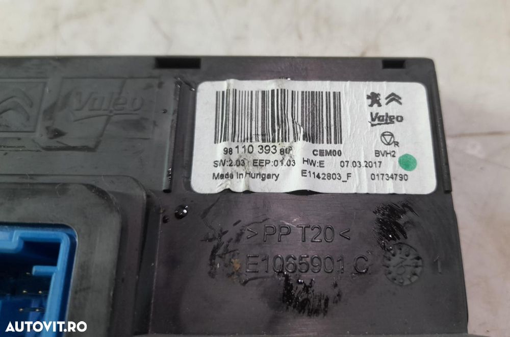 Modul clima 9811039380 Peugeot 3008 2 [2016 - 2020] 1.6 hdi BH01 - 2