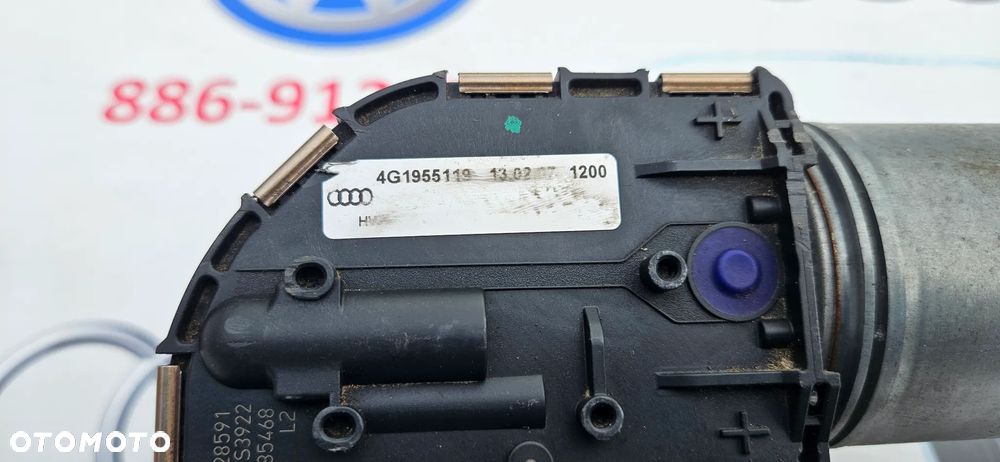 Audi A6 C7 4G Mechanizm wycieraczek przód Silniczek wycieraczek 4G1955119 - 2