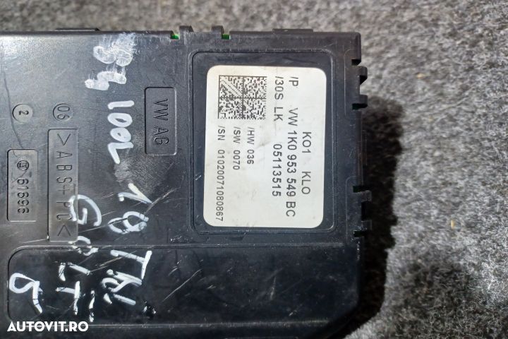 Modul / Calculator coloana de volan 1.9 TDI 1K0953549BC Volkswagen VW - 3