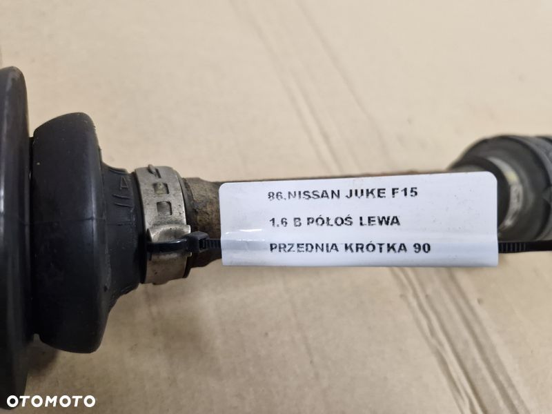 nissan juke f15 1.6 b półoś lewy przód krótka przednia manual - 5