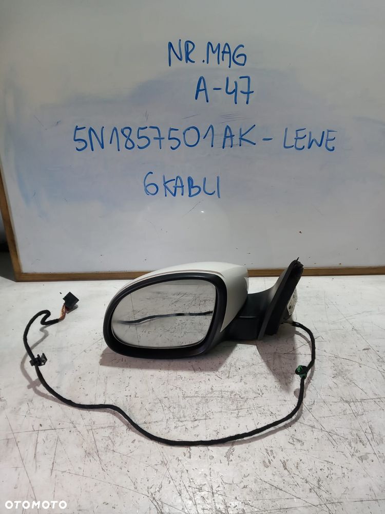 LUSTERKO LEWE LUB PRAWE VW TIGUAN I 6 KABLI 5N1857501AK 5N1857502AM - 4