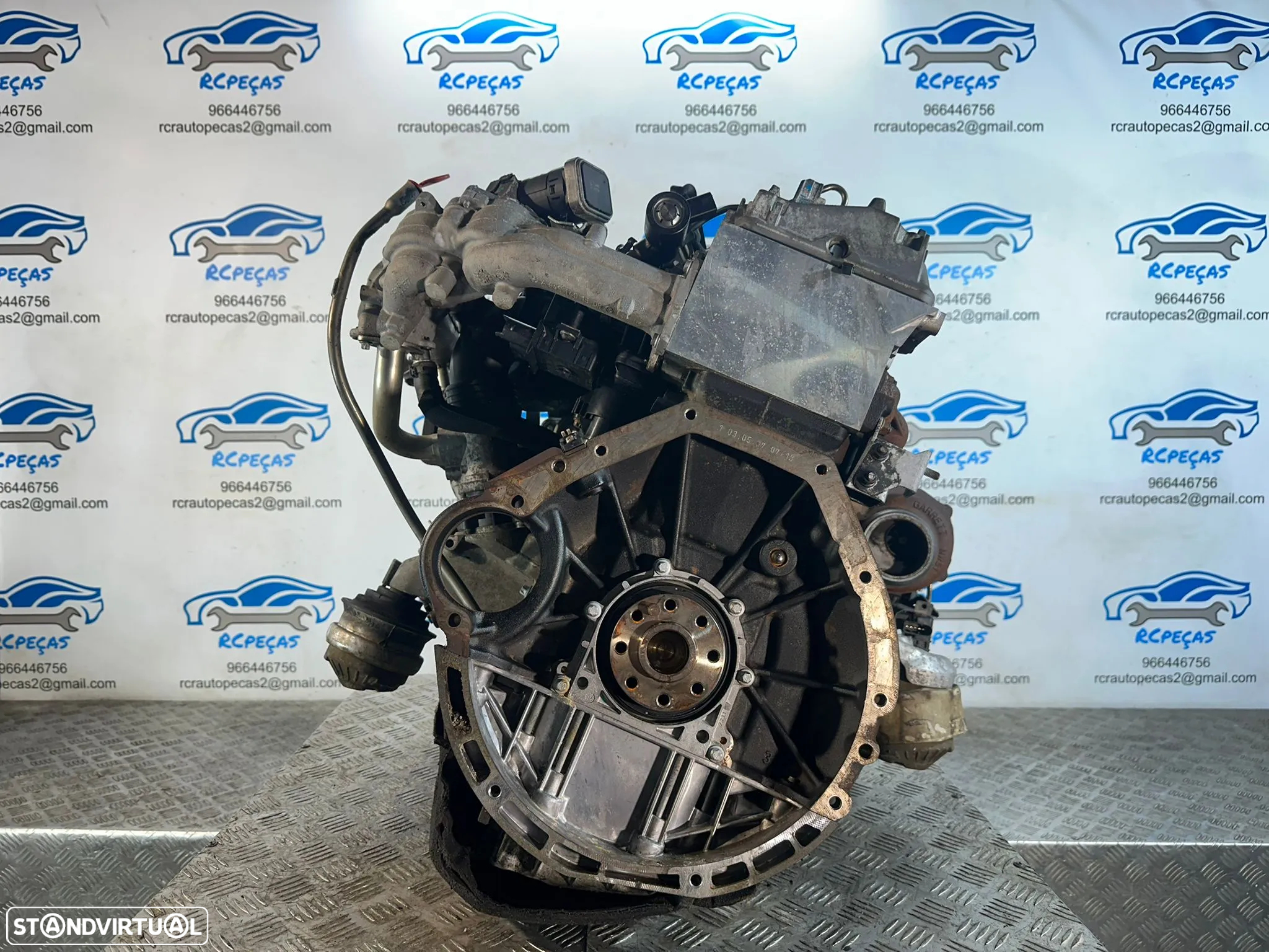 .Motor Completo Mercedes Classe E W211 220 CDi 646.821 646811 2.2CDI 16v 170cv Injeção Delphi - 7