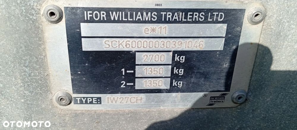 Ifor Williams IW27CH - 10