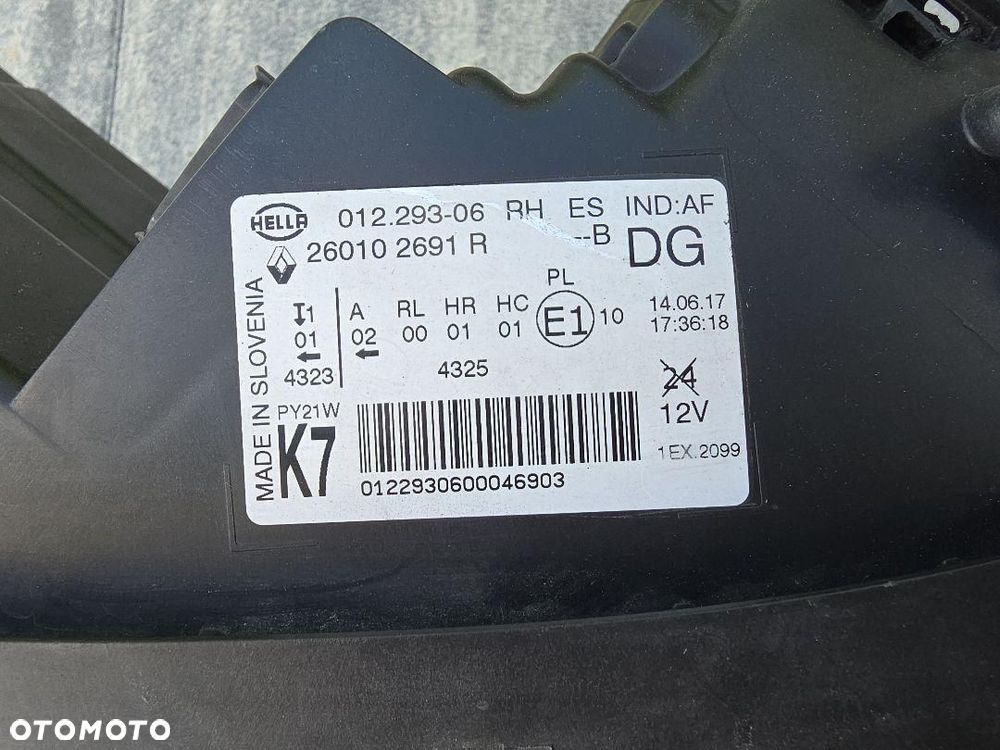 RENAULT SCENIC 4 IV Lampa prawa przód Kompletna Full Led Pure 260102691R - 12