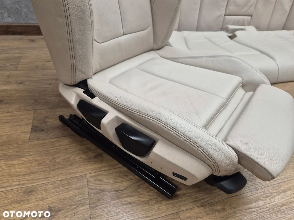BMW F30 WNĘTRZE FOTELE SPORTY M-PAKIET KANAPA SKÓRA DAKOTA OYSTER KOMPLET EUROPA - 12