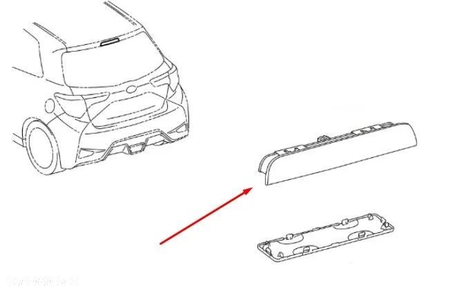Lampa Toyota Yaris P13 3 III 11-20r. światło stop 81570-0d152 - 1