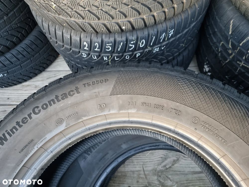 Opony Continental WinterContact TS850P 235/65R17 2022r, 6,5/5,5mm bdb stan - 12
