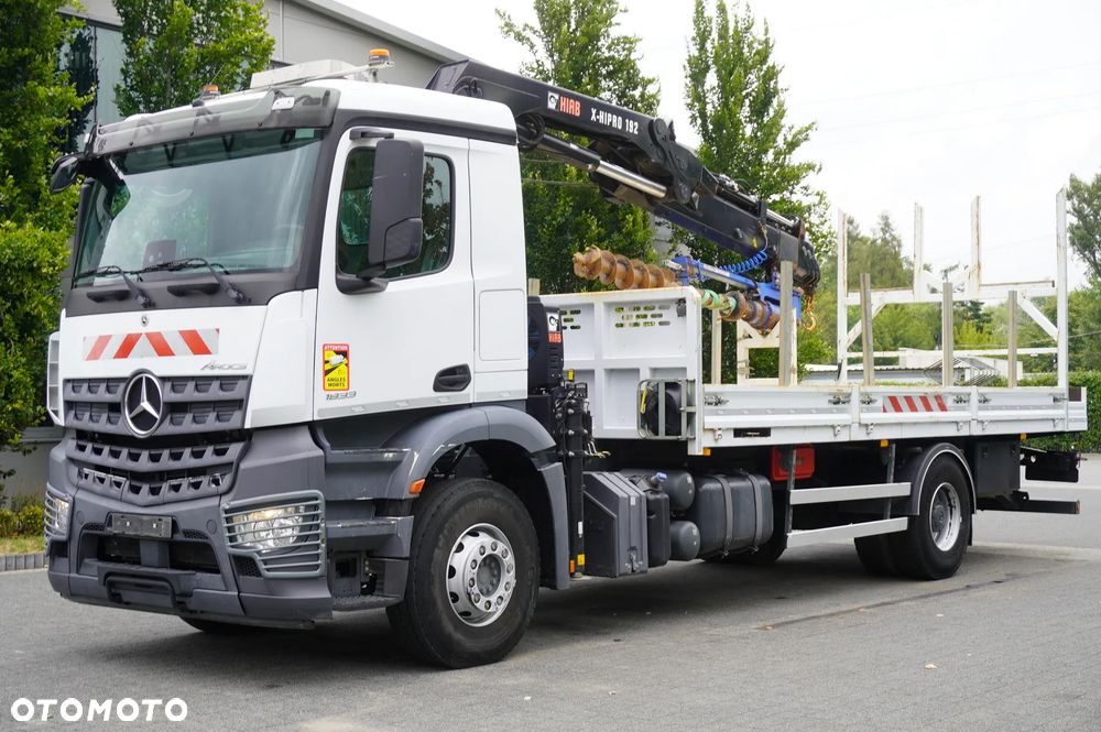 Mercedes-Benz Arocs 1833 4x2 / 60 tys. km! / HDS HIAB X-HIPRO 192 ES-3 / Pilot / Wiertło_260121 - 2
