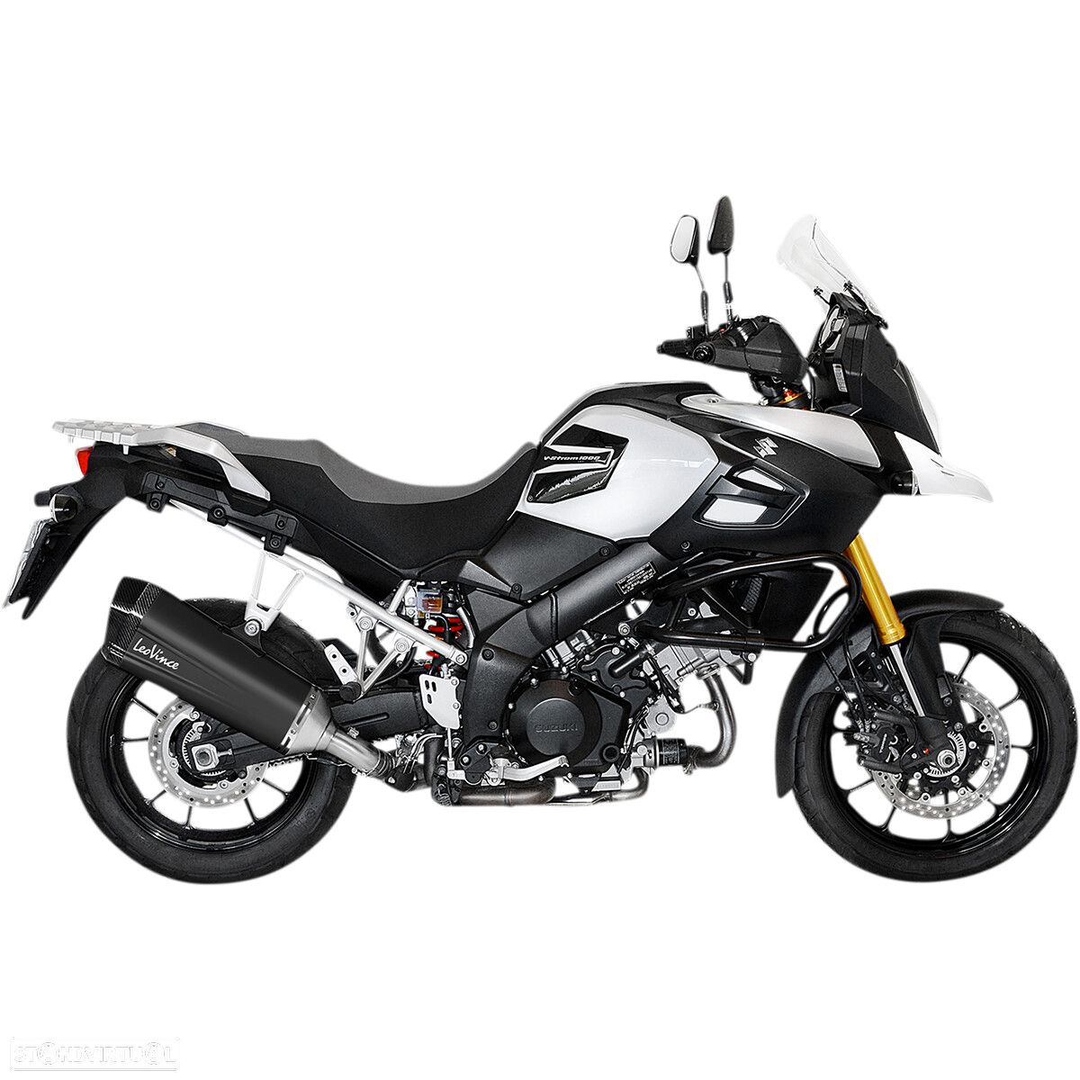 ponteira escape leovince suzuki dl 1000 abs v-strom  - 15304b - 1