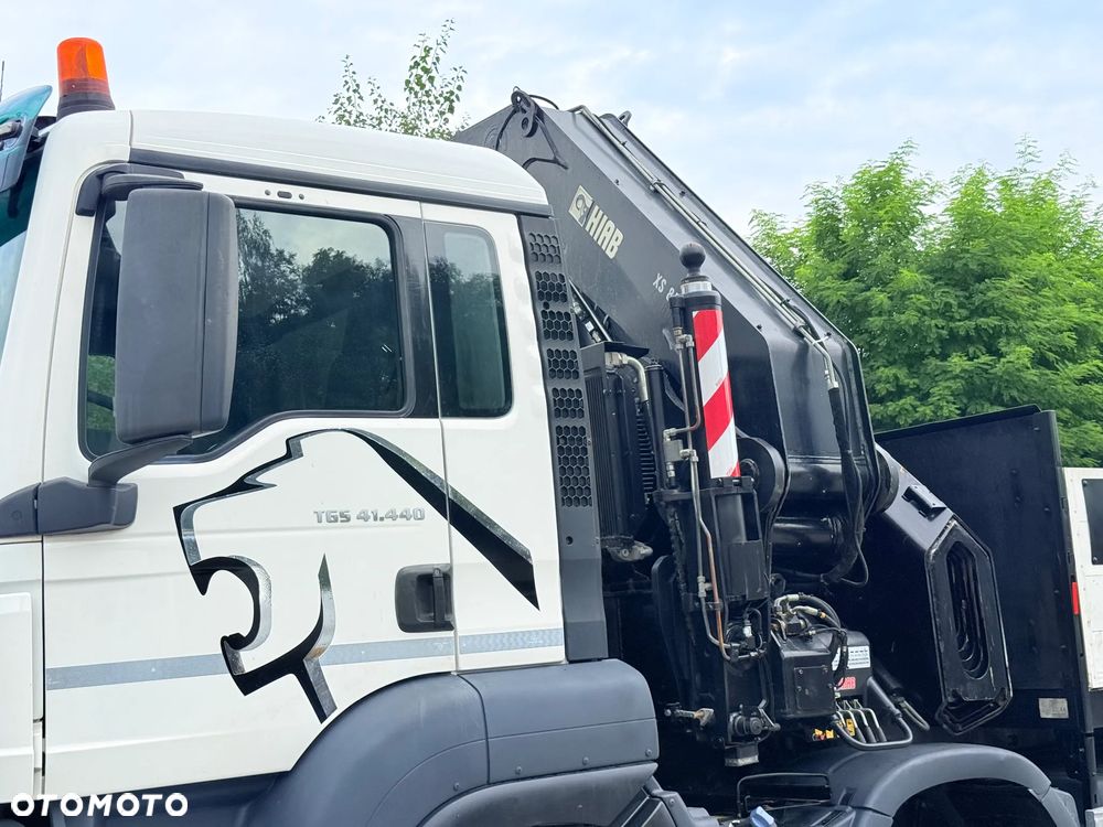 MAN * MAN 41.440 TGS * 8x6 * HDS Kran Hiab 855 E-8 HIPRO * 20 M * Energetyka * Sprowadzony * - 8