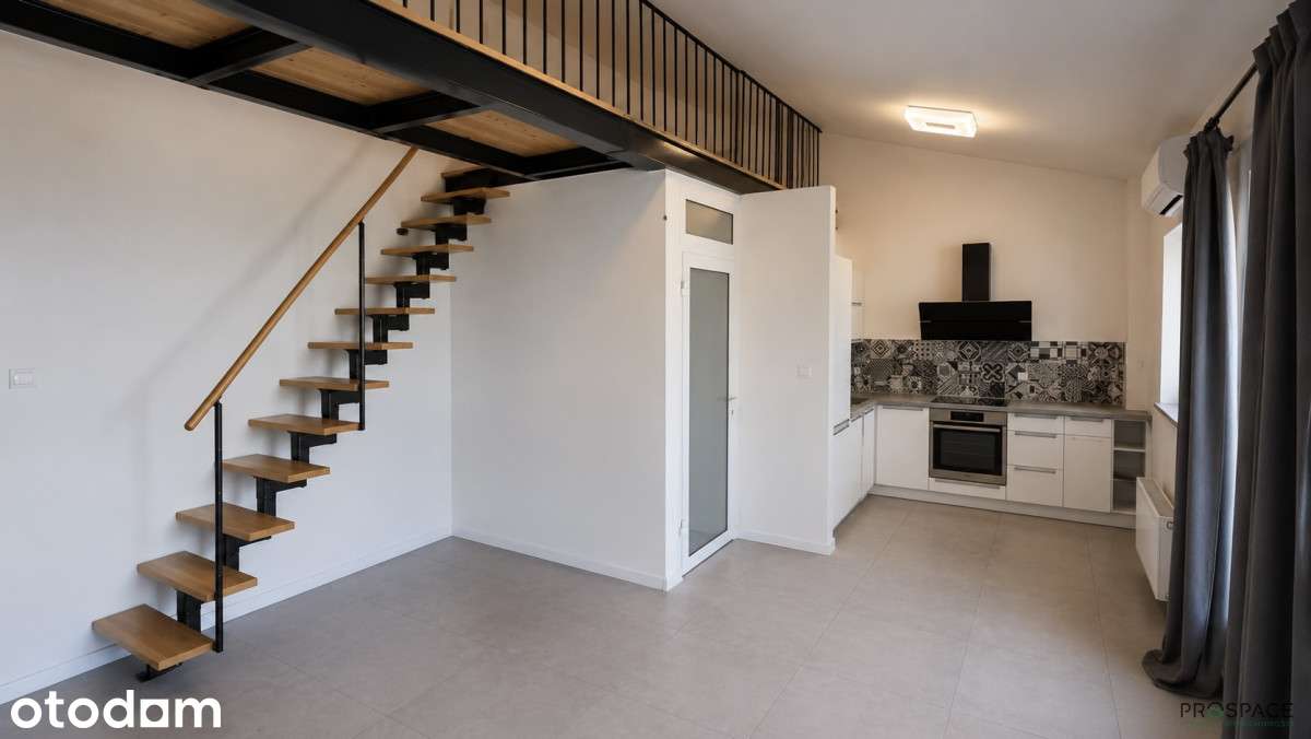 Bezczynszowe mieszkanie> 35m2> antresola i balkon