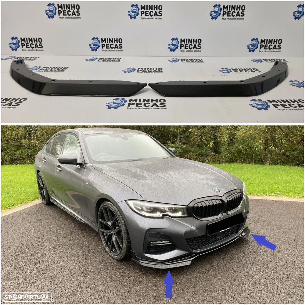 Splitters / Aero Flaps Frontais BMW Série 3 (G20) M-Performance - 1