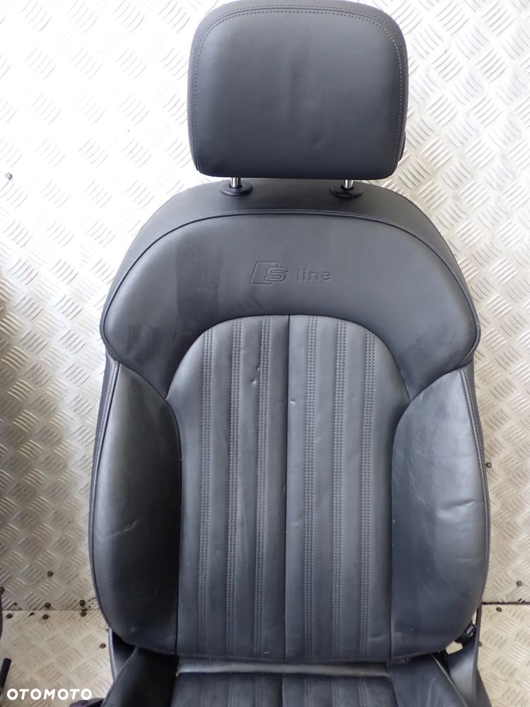 FOTELE PRZEDNIE AUDI A6 C7 S-LINE SKÓRA KOMPLET - 5