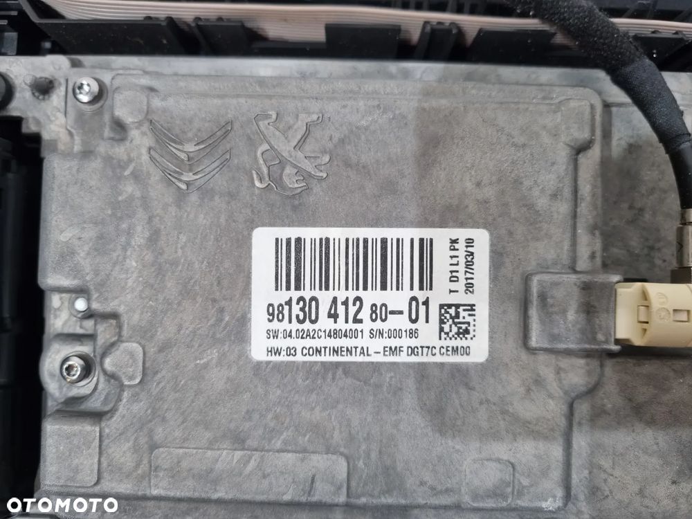 PEUGEOT EXPERT III JUMPY III PROACE II SCUDO III WYŚWIETLACZ RADIA 9813041280 - 5