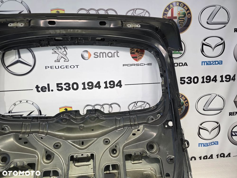 RENAULT SCENIC 3 III 09- KLAPA TYLNA TYLNIA TYŁ , KOLOR CZARNY METALIK , NR AUKCJI KL43 - 21