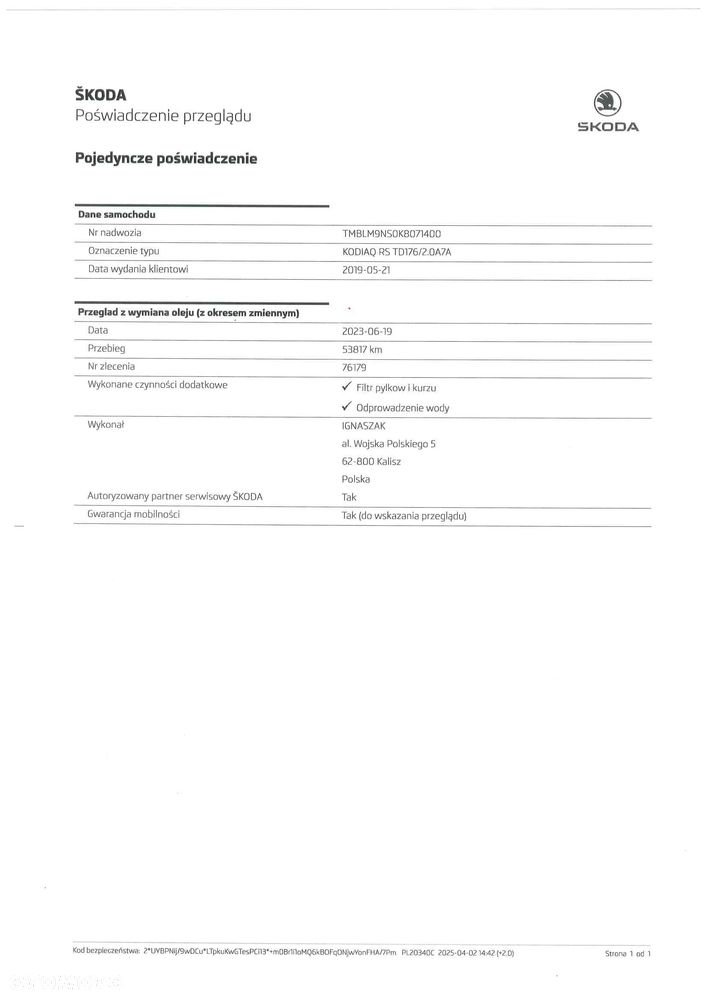 Skoda Kodiaq 2.0 Bi-TDI 4x4 DSG RS - 36