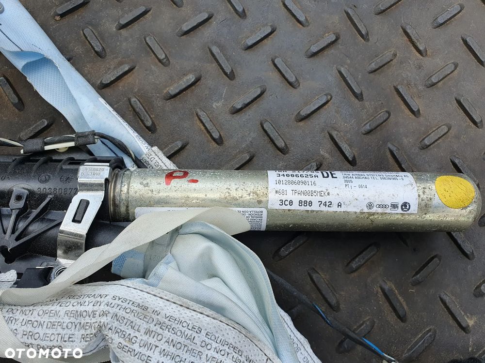 VW PASSAT B6 KOMBI KURTYNA POWIETRZNA AIRBAG PRAWA 3C0880742A - 2