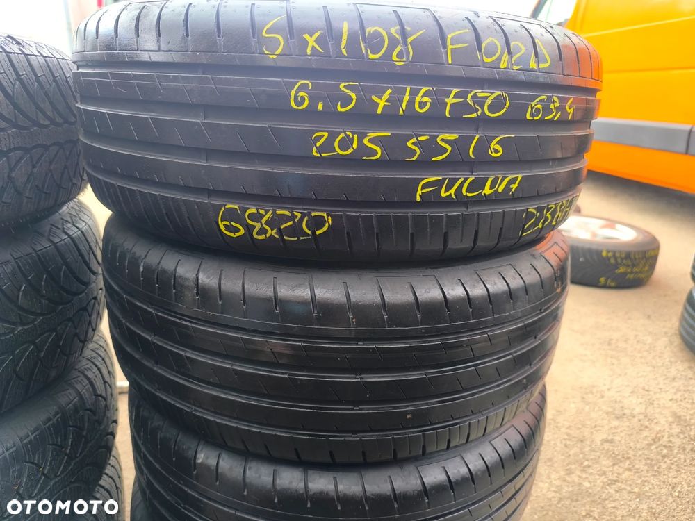 5x108 Felgi Stalowe Stal 16 Koła letnie Lato FORD MONDEO MK3 MK4 FOCUS KUGA CMAX TOURNEO TRANSIT CONNECT VOLVO C30 V40 S40 V50 V40 CC 7mm Legnica ALU-RAD 205/55 20r. - 8