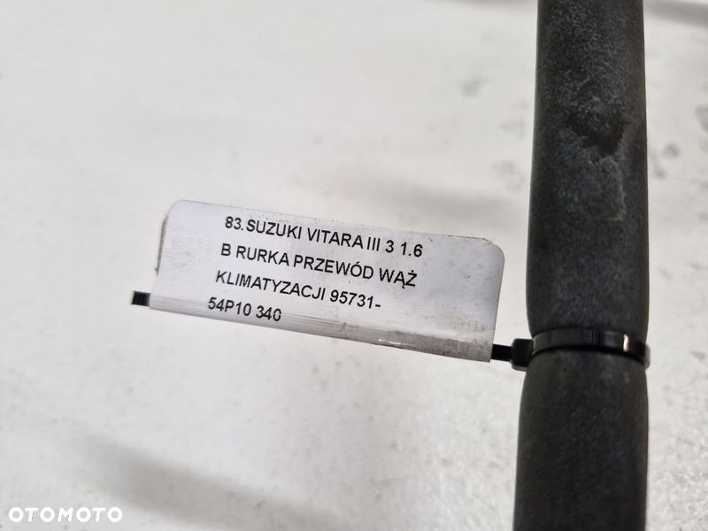 SUZUKI VITARA III 3 1.6 B RURKA PRZEWÓD WĄŻ KLIMATYZACJI 95731-54P10 - 5