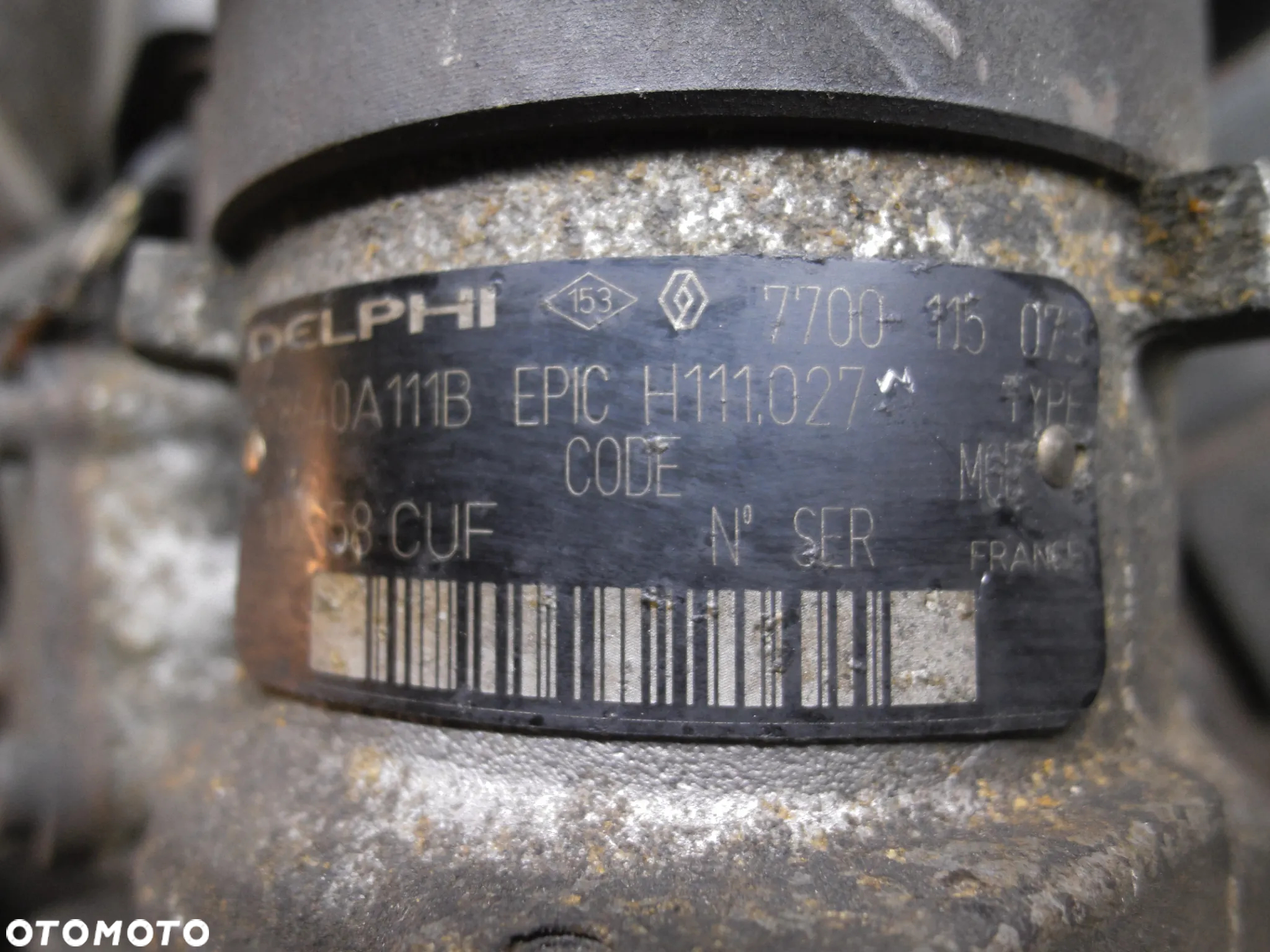 Pompa Wtryskowa 7700115073 R8640A111B Delphi Epic 1,9 D Renault Clio 2 Megane Kangoo - 3