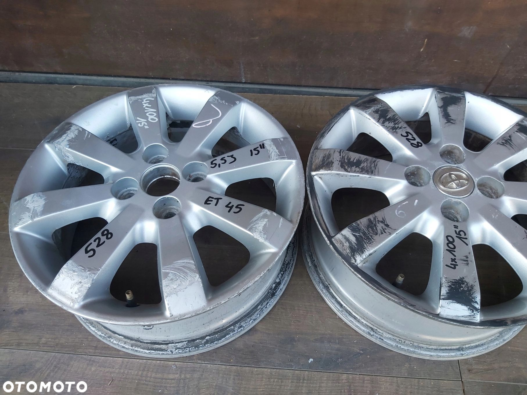 Toyota Yaris II Alufelga 15 4 x 100 1szt felga - 2