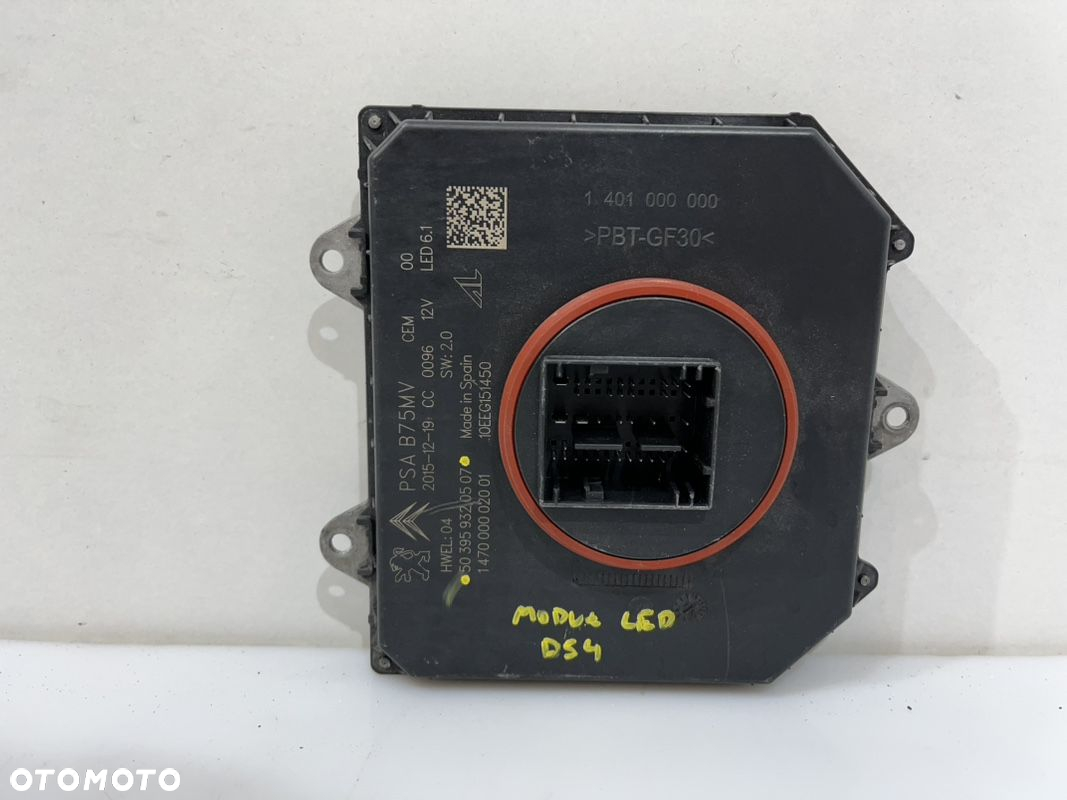 CITROEN DS4 DS7 MODUŁ LAMPY LED PRZETWORNICA 503959320507 - 4