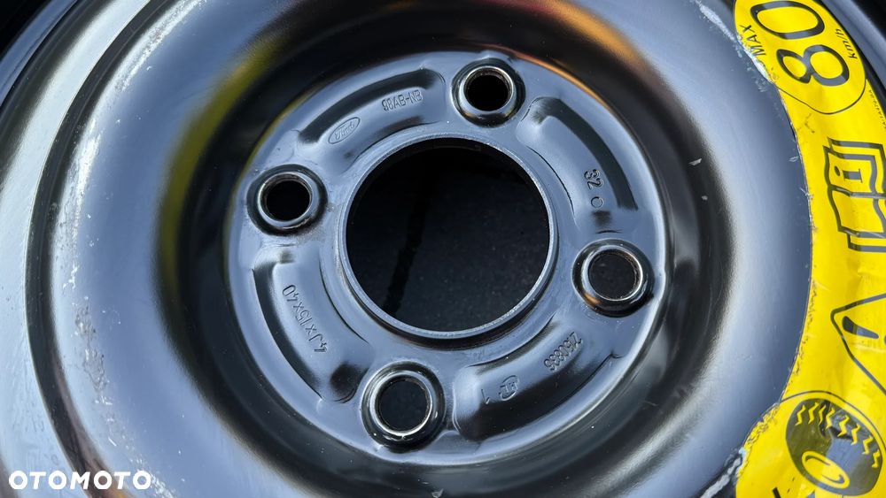 Koło dojazdowe r15 4x108 125/80 Volvo Ford dojazdówka b-max fiesta fusion focus felga - 3