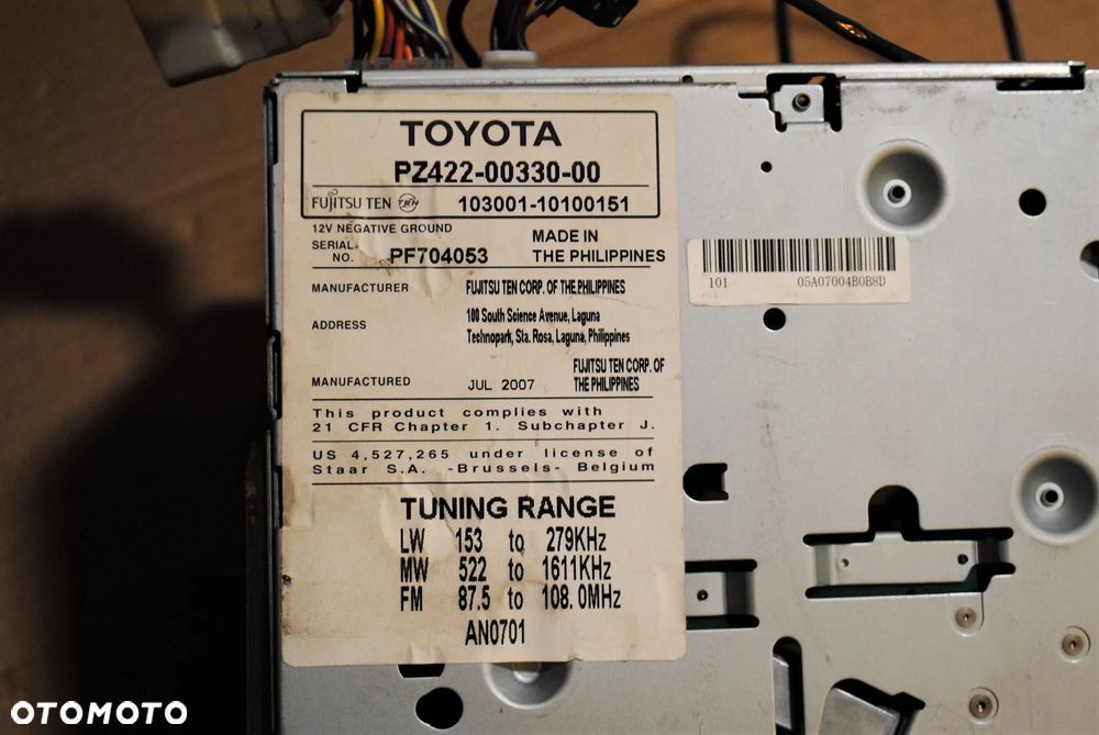 Radio Yaris II Navi - 6